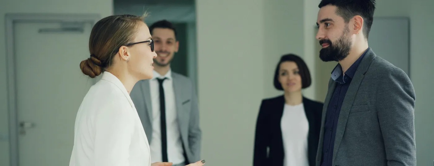 Woman speaking
